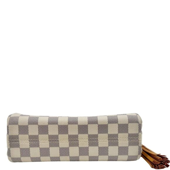 Louis Vuitton Croisette Damier Azur Satchel Crossbody Bag Rose Ballerine - Picture 10 of 16